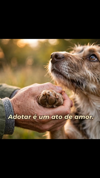 Campanha de adoção responsável promovida pela APA