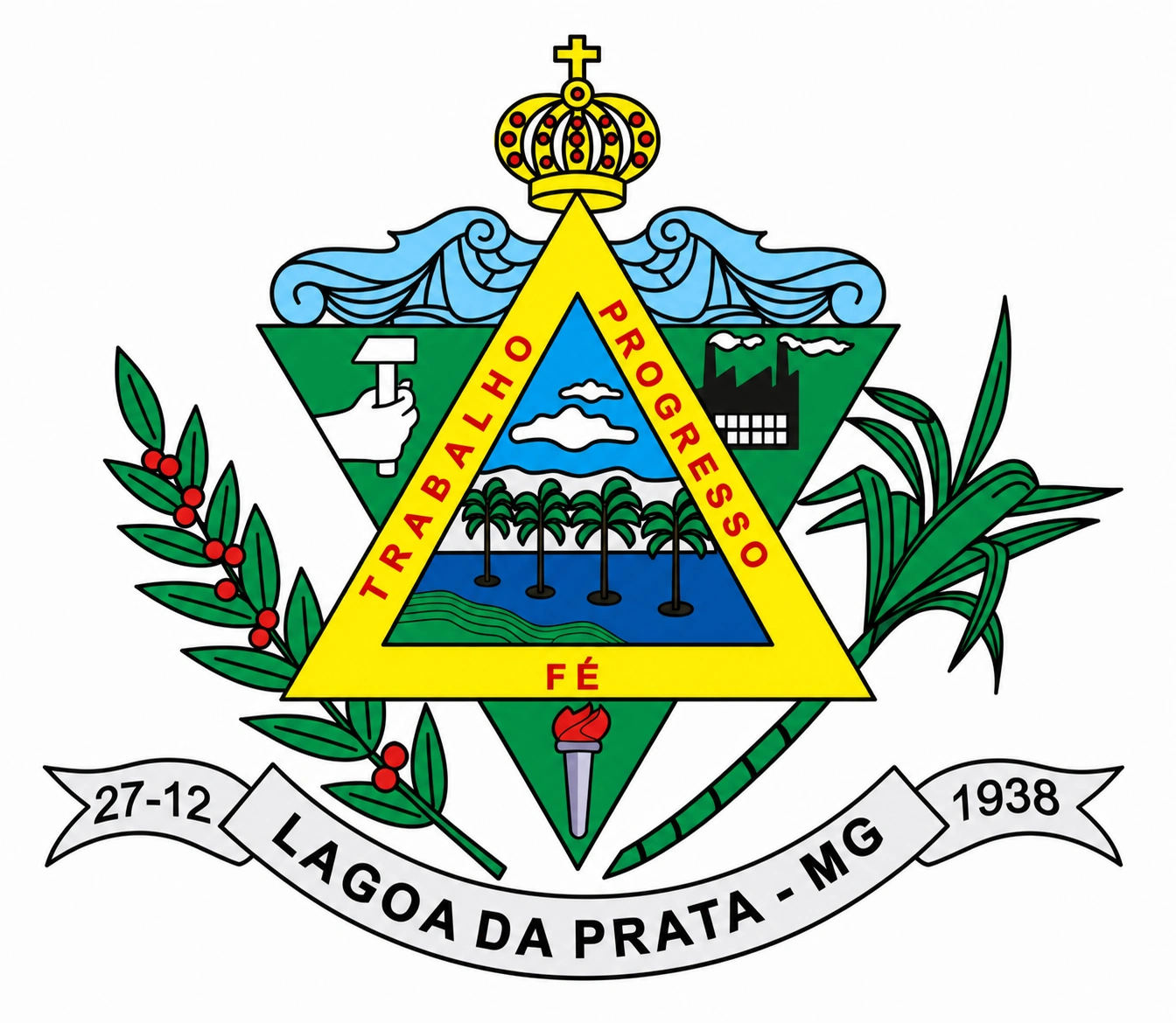 Brasão de Lagoa da Prata
